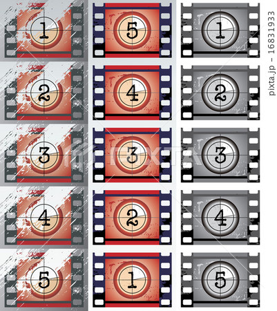 Film countdowns (vector) 16831933