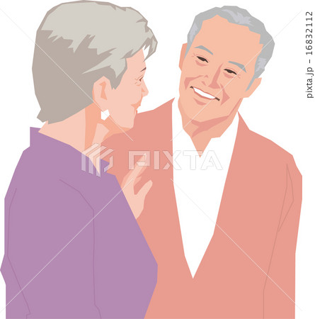 会話を楽しむアクティブシニアカップル 16832112