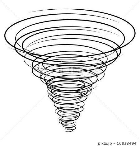 black tornado symbol 16833494