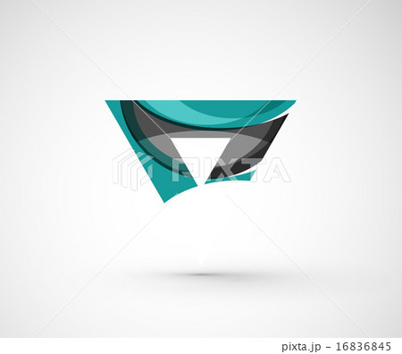 Abstract geometric company logo triangle, arrow Abstract geometric company logo triangle, arrow 16836845