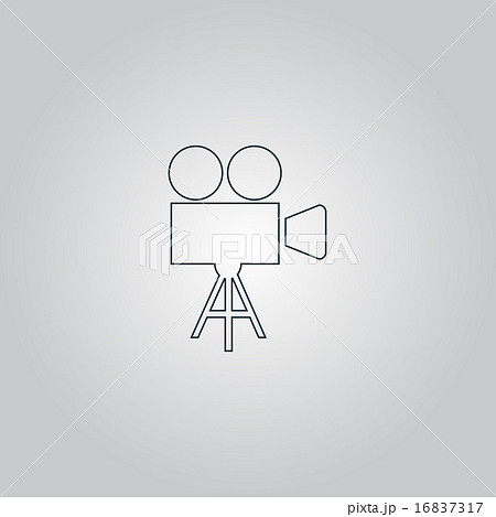 Video camera icon vector 16837317