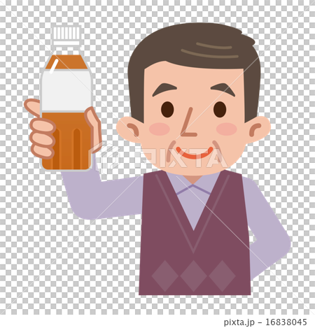 有塑料瓶的成熟人茶 16838045