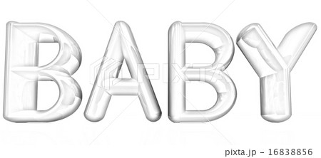 3d colorful text "buby" 3d colorful text "buby" 16838856
