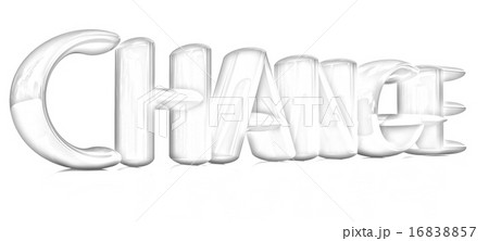 3d red text "change" 16838857