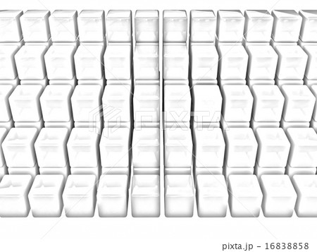 One individuality white cube among the red cubes One individuality white cube among the red cubes 16838858
