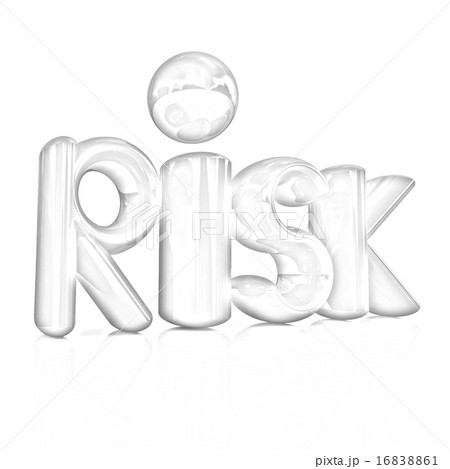 3d red text "risk" 3d red text "risk" 16838861
