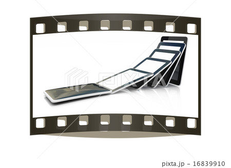 dynamics of the fall of the phone. The film strip dynamics of the fall of the phone. The film strip 16839910