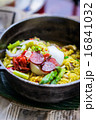 Chicken paella with vegetables 16841032