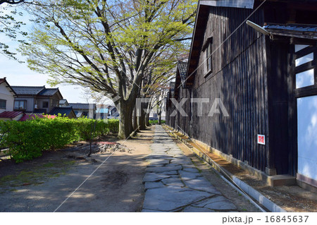 山居倉庫 山形県酒田市の観光スポット の写真素材