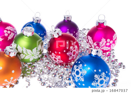christmas balls with snowflake symbols christmas balls with snowflake symbols 16847037
