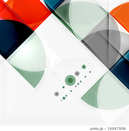 Semicircle triangle pattern 16847806