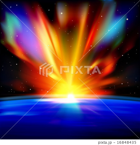 abstract space background with stars 16848435