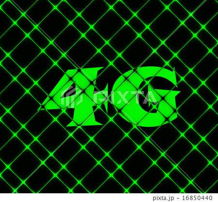 4G icon symbol Flat modern web design with long sh 16850440