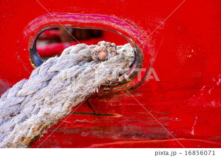 mooring line of a trawler 16856071