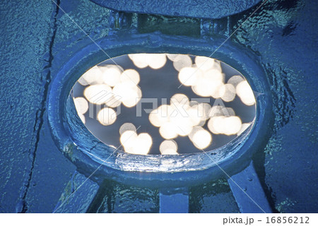 Ship scupper in back lighting Ship scupper in back lighting 16856212