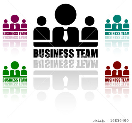 business team icons set 16856490