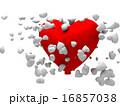 3d big red heart shapped balloon 16857038