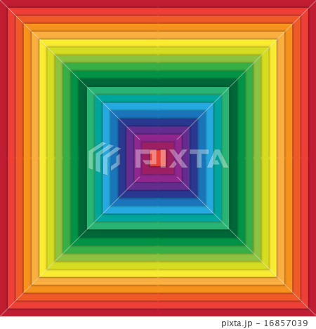 Multicolored abstract squares within square Multicolored abstract squares within square 16857039