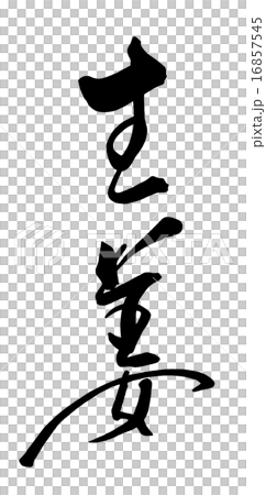 筆文字/calligraphy　生姜.n 16857545