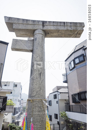 山王神社一本柱鳥居 16858003