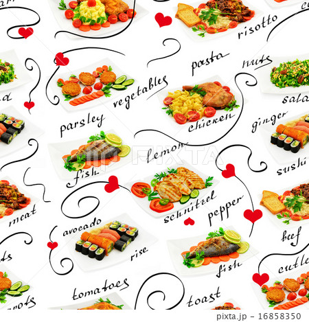 Seamless food mix 16858350