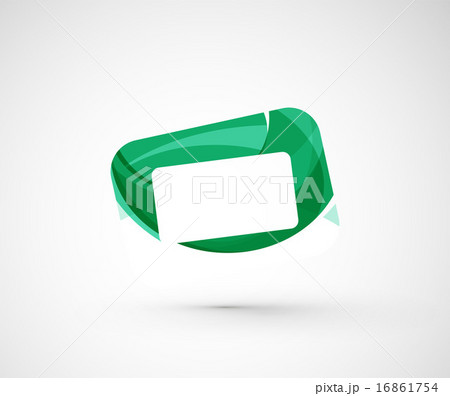 Abstract geometric company logo frame, screen 16861754