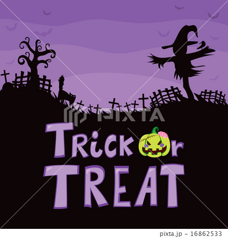 Trick Or Treat Scarecrow Cemetery 16862533