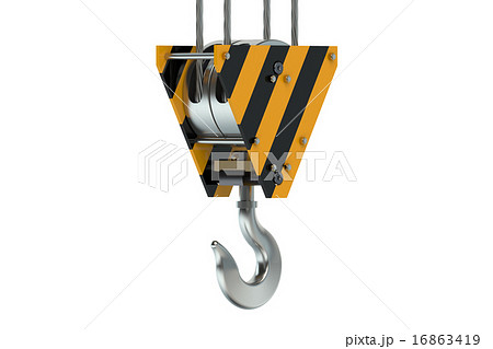 crane hook closeup crane hook closeup 16863419