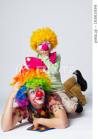 big and little funny clowns photo big and little funny clowns photo 16863899