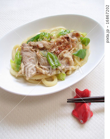 ししとう入りの焼きうどん ししとう入りの焼きうどん 16867202