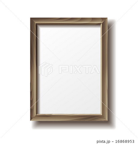 Wooden rectangular photo frame 16868953