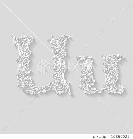 Decorated letter u Decorated letter u 16869025