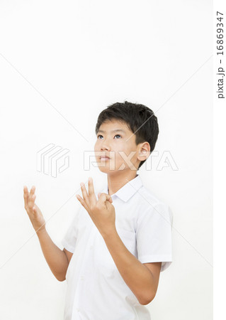 数える男の子 16869347