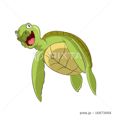 cartoon turtleのイラスト素材 16873668 pixta