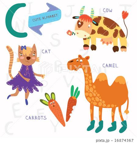Very cute alphabet.C letter. Very cute alphabet.C letter. 16874367
