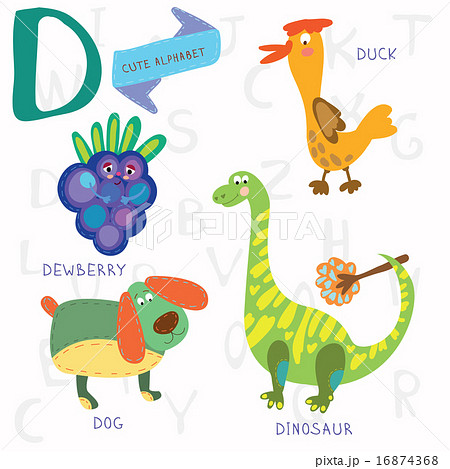 Very cute alphabet.D letter.  16874368