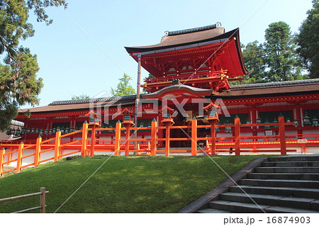 奈良県　春日大社　中門 16874903