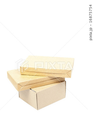 Brown boxes paper overlay. 16875754