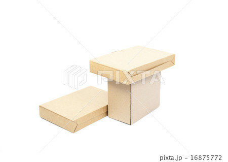 Brown boxes paper overlay. 16875772