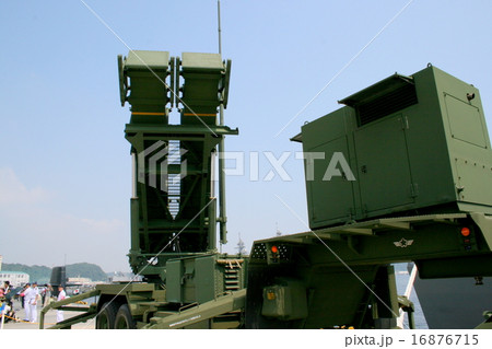 最新鋭パトリオット発射機の展示 16876715