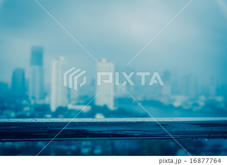 cityscape blur photo with rains 16877764