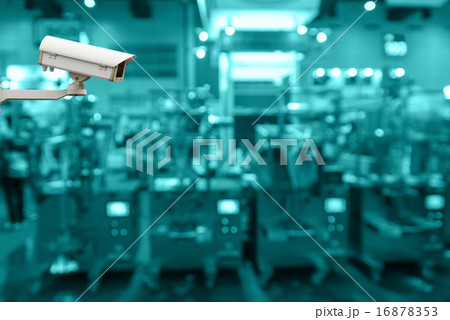 Security camera monitoring the store blur background with bokeh Security camera monitoring the store blur background with bokeh 16878353