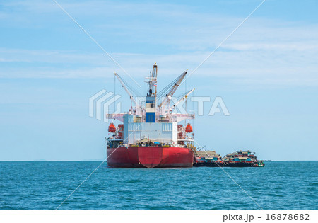 large cargo ship over the sea, thailand 16878682
