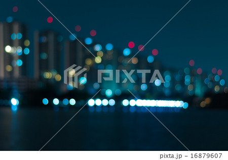 cityscape river view at twilight time, Blurred Photo bokeh cityscape river view at twilight time, Blurred Photo bokeh 16879607