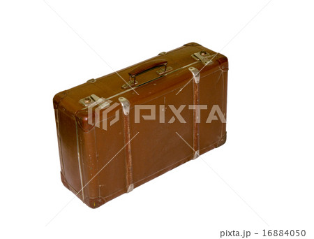 Vintage brown suitcase 16884050