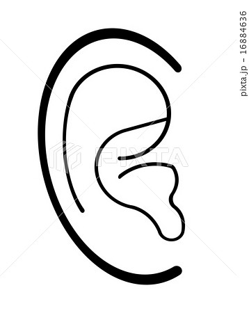 耳のイラスト素材 16884636 Pixta