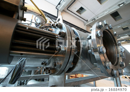 Industrial zone, Steel pipelines, valves, cables 16884970