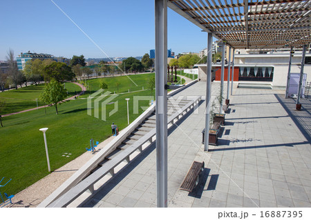 Terrace on Freedom Square and Urban Park in Almada 16887395