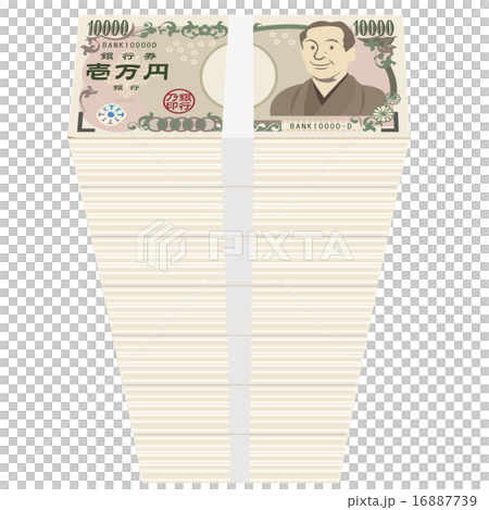 札束の山01,一万円札イメージ 16887739