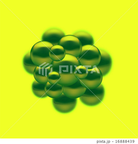 Set Molecules Spheres Abstract Background.  16888439